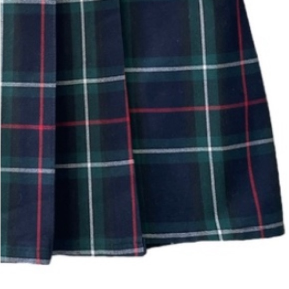 Schoolgirl Pleated Plaid Mini Skirt Vintage Royal Uniforms Girly Preppy Academia - Picture 6 of 16